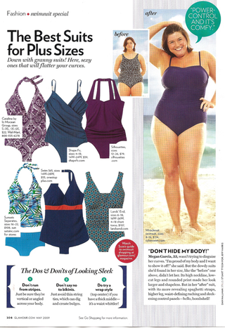 Illustration for article titled Glamour Tries Not To Make A Big Deal Of Its Plus-Size Model